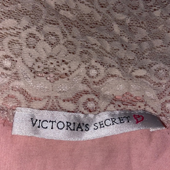 Victoria secret pink lil lace adjustable mighty nightgown /cami lace size XS - Picture 2 of 16